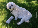 Knotty Rove Tosser handmade hemp dog toy made in Ontario, Canada for chew, tug, and fetch play.