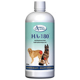Omega Alpha HA-180 hyaluronic acid liquid supplement for dogs and cats.