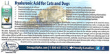 Omega Alpha HA-180 bottle showing joint and skin support for cats and dogs.

Omega Alpha HA-180 hyaluronic acid supplement for pet joint mobility and health.