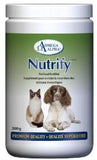 Omega Alpha Nutrify cat and dog food fortifier supplement bottle.