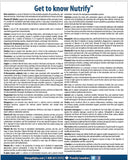 Info sheet on Nutrify  ingredients and why 