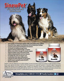 Omega Alpha SinewPet joint care supplement made in Toronto Ontario

Complete pet joint supplement with glucosamine chondroitin and MSM

Canadian-made joint care powder for dogs and cats